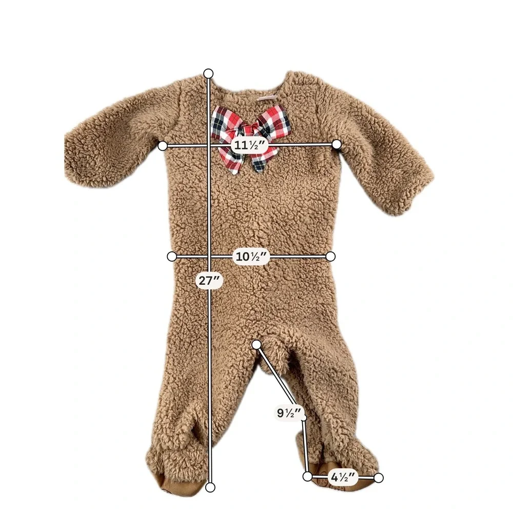 Spirit Halloween Baby Cuddly Bear Jumpsuit Infant 6-12 Months Costume